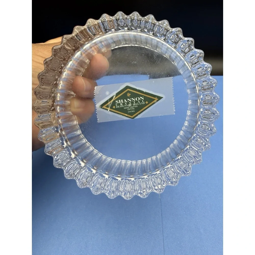 Godinger Shannon Crystal Cupcake Box by Sweet Shoppe Collection New In open Box